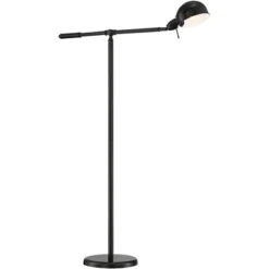 360 Lighting Dawson Traditional Pharmacy Floor Lamp 55" Tall Dark Bronze Metal Adjustable Boom Arm Dome Head For Living Room Reading Bedroom -Finest Home Decoration GUEST 42b0f99e 74b8 44e4 9c40 6137ab12a569