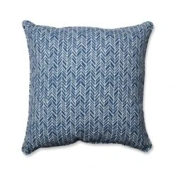 Outdoor/Indoor Herringbone Floor Pillow - Pillow Perfect® -Finest Home Decoration GUEST 42c26945 19f1 433c 8b23 b08ffa4c8b70