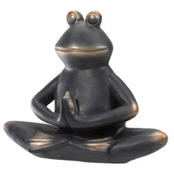 Northlight 11" Yoga Frog In Sukhasana Position Outdoor Garden Statue -Finest Home Decoration GUEST 42d33451 42aa 4c79 a6c6 93011eae994f