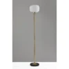 Hazel Floor Lamp Antique Brass - Adesso -Finest Home Decoration GUEST 438e5164 f4c8 4283 a4b7 6bd10ca90c40