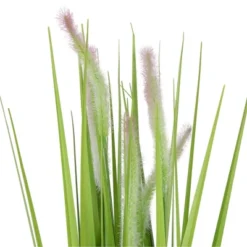 Northlight 24" Artificial Green Onion Grass Plant In Tin Pot -Finest Home Decoration GUEST 447edf5e f87d 4a19 a12c c4c951237af5