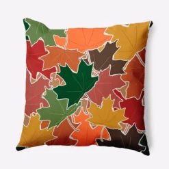 16"x16" Leaf Pile Square Throw Pillow - E By Design 15 16"x16" Leaf Pile Square Throw Pillow - E By Design -Finest Home Decoration GUEST 450177d4 7bac 4003 af83 1d859e35247f