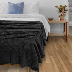 PAVILIA Soft Waffle Blanket Throw For Sofa Bed, Lightweight Plush Warm Blanket For Couch -Finest Home Decoration GUEST 452d66cb 7d37 4282 a5ee b2232747a21e