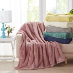 50"x60" Anti-Microbial Throw Blanket - Avery Pure -Finest Home Decoration GUEST 45424993 df98 4163 aeff 6d9d11e766a3