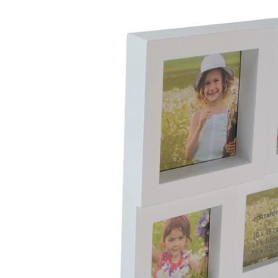 Northlight 11.5" White Multi-Sized Puzzled Collage Photo Picture Frame Wall Decoration 4 Northlight 11.5" White Multi-Sized Puzzled Collage Photo Picture Frame Wall Decoration - Image 2