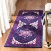 2'3"X7' Tufted Floral Runner Rug Purple/Ivory - Safavieh -Finest Home Decoration GUEST 4612a130 b304 406d 8b76 030882254941