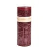 Northlight 9" Wine Red Traditional Cylindrical Outdoor Pillar Candle -Finest Home Decoration GUEST 46d81086 2e27 4d5b a43f 6c1abd00c75b