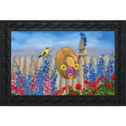 Green Thumb Spring Doormat Floral Indoor Outdoor 30" X 18" Briarwood Lane