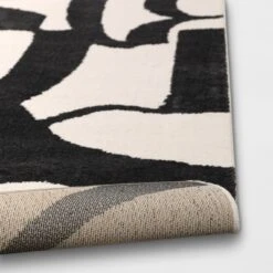 Abstract Inkblot Rug Black/White - Threshold™ -Finest Home Decoration GUEST 4794689c 040b 444b b960 d50b9ba49a0e