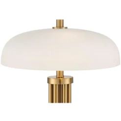 Possini Euro Design Possini Euro® Granview Desk Lamp With Glass Shade And Dual USB Ports -Finest Home Decoration GUEST 479f11bb f14d 4d9f b804 5f1862226db0