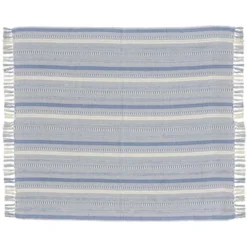 Mina Victory Life Styles Stonewash Braided 50"x60" Indoor Throw Blanket -Finest Home Decoration GUEST 488c73a5 ce60 4867 ac1e 8c039a006ede