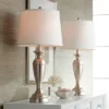 Regency Hill Blair Traditional Table Lamps 25" High Set Of 2 Brushed Nickel White Drum Shade For Bedroom Living Room Bedside Nightstand Office Family 1 Regency Hill Blair Traditional Table Lamps 25" High Set Of 2 Brushed Nickel White Drum Shade For Bedroom Living Room Bedside Nightstand Office Family -Finest Home Decoration GUEST 493fc78c dc5c 4fcf 8b0f 61f1ad527f1f