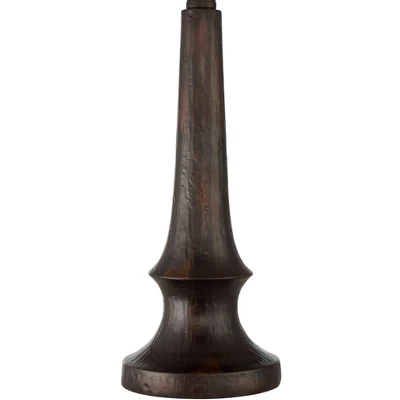 Franklin Iron Works Naomi Industrial Rustic Table Lamp 25" High Bronze With USB Charging Port Mica Shade For Bedroom Living Room Bedside Office Desk 5 Franklin Iron Works Naomi Industrial Rustic Table Lamp 25" High Bronze With USB Charging Port Mica Shade For Bedroom Living Room Bedside Office Desk - Image 3