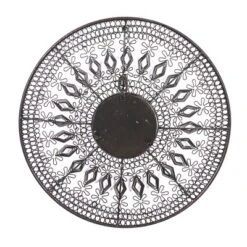 Set Of 3 Metal Plate Wall Decors With Intricate Pattern Black - Olivia & May 10 Set Of 3 Metal Plate Wall Decors With Intricate Pattern Black - Olivia & May -Finest Home Decoration GUEST 49f224c0 5dd8 4059 a6ca daa1242e2bab