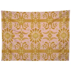 Sewzinski Boho Florals Yellow White Pink Tapestry - Society6 -Finest Home Decoration GUEST 4a08192d aa03 4586 97b6 e6682a1da11b