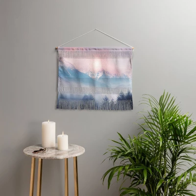22" X 16" Viviana Gonzalez Pastels Landscape Wall Hanging Pink - Deny Designs 3 22" X 16" Viviana Gonzalez Pastels Landscape Wall Hanging Pink - Deny Designs
