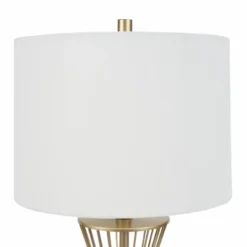 27" Gold Metal Wire With Marble Table Lamp - Nourison -Finest Home Decoration GUEST 4a5b9d32 443b 4446 baca 92500af6261e