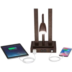 Possini Euro Design Deacon Modern Desk Table Lamp 26" High Bronze With USB And AC Power Outlet In Base LED Reading Light Oatmeal Shade For Office Desk 13 Possini Euro Design Deacon Modern Desk Table Lamp 26" High Bronze With USB And AC Power Outlet In Base LED Reading Light Oatmeal Shade For Office Desk -Finest Home Decoration GUEST 4db32ed7 0804 479a af43 afecd341a8a6