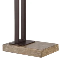 Franklin Iron Works Maricopa Rustic Farmhouse Desk Lamp 21 1/4" High Bronze Metal With USB And AC Power Outlet Mica Shade For Bedroom Living Room Home -Finest Home Decoration GUEST 4e1211ea ac0c 483b 8fa2 e18826e78621