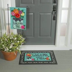 Evergreen Indoor Outdoor Welcome Y'all Bundle Set Of 4 - Garden Flag Stand And Flag, Sassafras Doormat Frame And Sassafras Insert 11 Evergreen Indoor Outdoor Welcome Y'all Bundle Set Of 4 - Garden Flag Stand And Flag, Sassafras Doormat Frame And Sassafras Insert -Finest Home Decoration GUEST 4e673be9 cff1 46e2 9e24 e6e37cff84d3