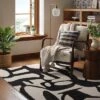 Abstract Inkblot Rug Black/White - Threshold™ 1 Abstract Inkblot Rug Black/White - Threshold™ -Finest Home Decoration GUEST 4ebd94c0 588c 4d37 a38f 2a8f134bc60b