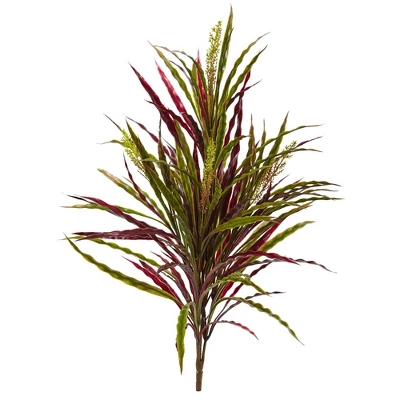 Nearly Natural 28-in Fall Vanilla Grass Artificial Plant (Set Of 3) 3 Nearly Natural 28-in Fall Vanilla Grass Artificial Plant (Set Of 3)