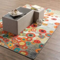 5'x8' Tossed Floral Area Rug - Mohawk -Finest Home Decoration GUEST 500a3ce2 8b45 4137 90ed 8ae8ec8b3fc0