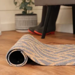 2'x3' ColorStar Deco Grid Door Mat Gray - Bungalow Flooring -Finest Home Decoration GUEST 501a77ac fa85 4a7f 9ca5 4f1bd95ceef3