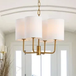 Elias Chandelier Brass/Gold - Safavieh -Finest Home Decoration GUEST 505a4063 66f3 4345 b5d0 2f158fe7473f