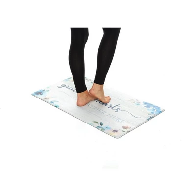 J&V TEXTILES 20" X 39" Comfort Collection Anti-Fatigue Kitchen Floor Mat (Grateful Hearts Gather) 3 J&V TEXTILES 20" X 39" Comfort Collection Anti-Fatigue Kitchen Floor Mat (Grateful Hearts Gather)