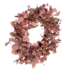 Vickerman 22" Dusty Rose Artificial Fall Eucalyptus And Berry Wreath -Finest Home Decoration GUEST 51b6cf16 a718 4ee2 81b5 376d445863db