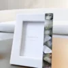 Grey Mother Of Pearl White Marble Picture Frame, 4x6 - Anaya -Finest Home Decoration GUEST 532e4e19 0e72 4798 8300 eb5676e40a66