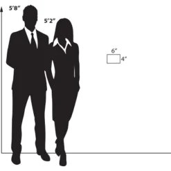 Azar Displays Clear Acrylic Wall Artwork And Photo Frame With Tape 6" W X 4" H - Landscape/Horizontal, 2-Pack -Finest Home Decoration GUEST 538ec8ca 9508 4ec6 9a7d b559845d7821