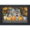 Briarwood Lane Rustic Fall Birdhouses Welcome Doormat Bluebirds Pumpkins Indoor Outdoor 30" X 18"