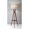 59.5" 3-way Bedford Shelf Floor Lamp Brown - Adesso -Finest Home Decoration GUEST 53f92730 f8fa 4eec 8089 4a88dce0f28e
