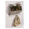 Wall Shelf Tin With 3 Hooks - Gray -Finest Home Decoration GUEST 54baab1f e68f 452d baa8 da34d482ae3a