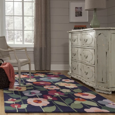 Newport Delia Floral Tufted Rug - Momeni 4 Newport Delia Floral Tufted Rug - Momeni - Image 2