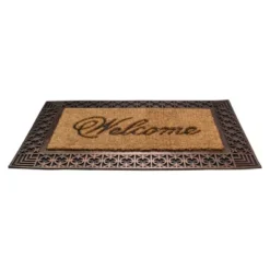 Northlight Gold And Natural Coir Rectangular "Welcome" Doormat 23" X 35" -Finest Home Decoration GUEST 566588b6 788e 413e abdd 83127e6112d9
