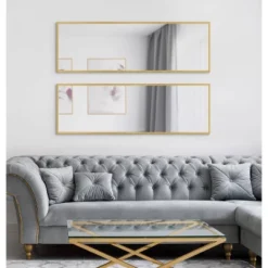 16" X 48" Travis Framed Decorative Wall Mirror Gold - Kate & Laurel All Things Decor 12 16" X 48" Travis Framed Decorative Wall Mirror Gold - Kate & Laurel All Things Decor -Finest Home Decoration GUEST 5673b69d b8a9 4c25 8793 9f8fa20cea5e