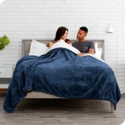 Faux Shearling Fleece Blanket By Bare Home -Finest Home Decoration GUEST 57b555e1 22f6 40b4 8b7a 6485e5043a24