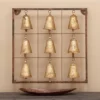Metal Bell Square Frame Wall Decor Brass - Olivia & May -Finest Home Decoration GUEST 57be1f0c 3b0f 423b ac62 b22008bb266f