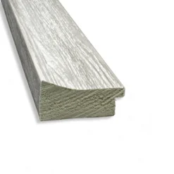 40" X 28" Non-Beveled Dove Gray Wash Narrow Wall Mirror - Amanti Art