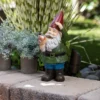 12" Polyresin Garden Gnome With Mushroom - Alpine Corporation -Finest Home Decoration GUEST 5976ade5 9996 4894 955c 53cd10a6f9a0