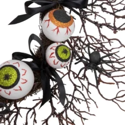 Northlight Eyeballs And Spiders Halloween Twig Wreath, 24-Inch, Unlit 6 Northlight Eyeballs And Spiders Halloween Twig Wreath, 24-Inch, Unlit -Finest Home Decoration GUEST 5a0fc981 80a6 4042 971f ef0e27263469