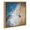 16" X 16" Hi Summer (Beach) Framed Canvas Wall Art - Amanti Art -Finest Home Decoration GUEST 5a322116 f53c 4557 8ef7 cb55ca32903d