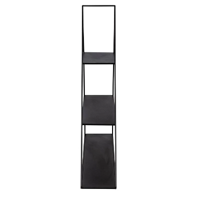 Honey-Can-Do Triangle Metal Wall Shelf Black 10 Honey-Can-Do Triangle Metal Wall Shelf Black - Image 8
