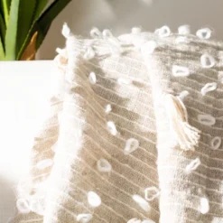 Popper Throw Blanket - Multi/Blue/Natural - 50" X 70" - Safavieh -Finest Home Decoration GUEST 5c6988d6 938d 45b0 9f19 3c16bb15a922