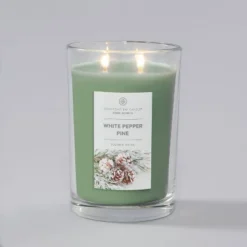 19oz Jar Candle White Pepper Pine Home Scents - Chesapeake Bay Candle -Finest Home Decoration GUEST 5f933975 43b5 4322 9b16 ccb05fd66ecd
