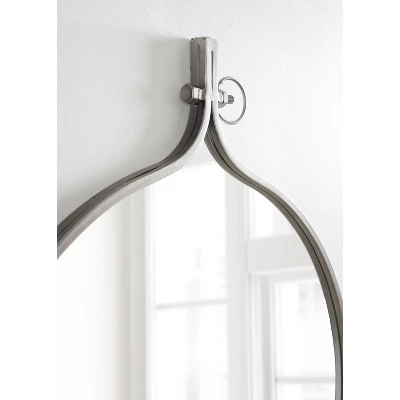 30" X 37" Yitro Metal Framed Wall Mirror Gray - Kate & Laurel All Things Decor 7 30" X 37" Yitro Metal Framed Wall Mirror Gray - Kate & Laurel All Things Decor - Image 5