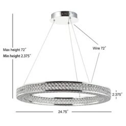 24.7" Crystal/Metal Round Benton Chandelier (Includes Energy Efficient Light Bulb) Silver - JONATHAN Y 8 24.7" Crystal/Metal Round Benton Chandelier (Includes Energy Efficient Light Bulb) Silver - JONATHAN Y -Finest Home Decoration GUEST 620f6dea fe5a 4732 adde 64fbb27736b6